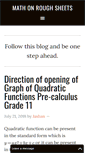 Mobile Screenshot of mathinstructor.net