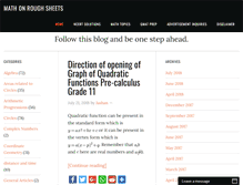 Tablet Screenshot of mathinstructor.net